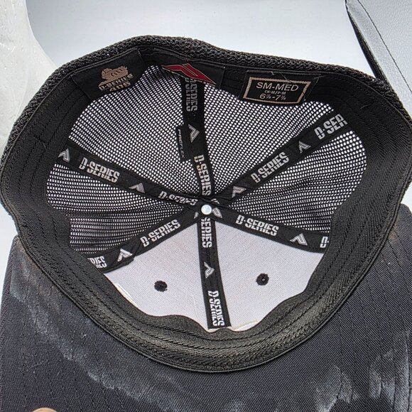 Pacific Headwear D-Series 405 S/M Black Mesh Trucker Baseball Hat Adjustable - Picture 7 of 9